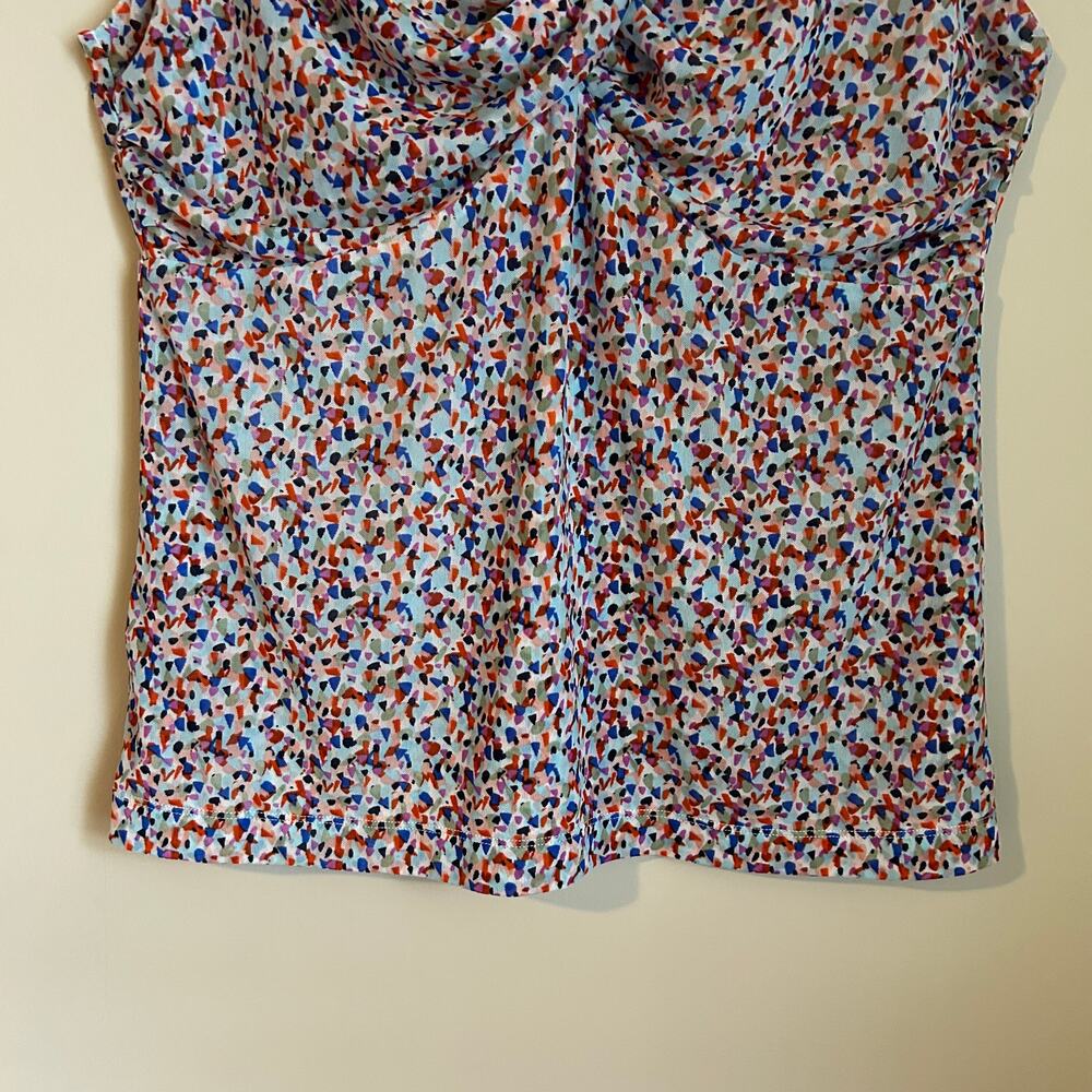 Cabi Multicolor Confetti Pattern Ruched Stretchy … - image 3